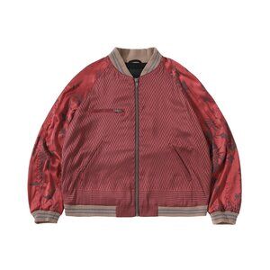 Haider Ackermann Red Flower Jacket